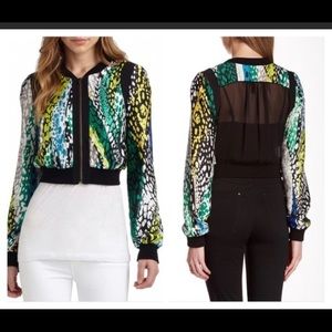 Bcbgmaxazria Nova Printed Novelty Jacket